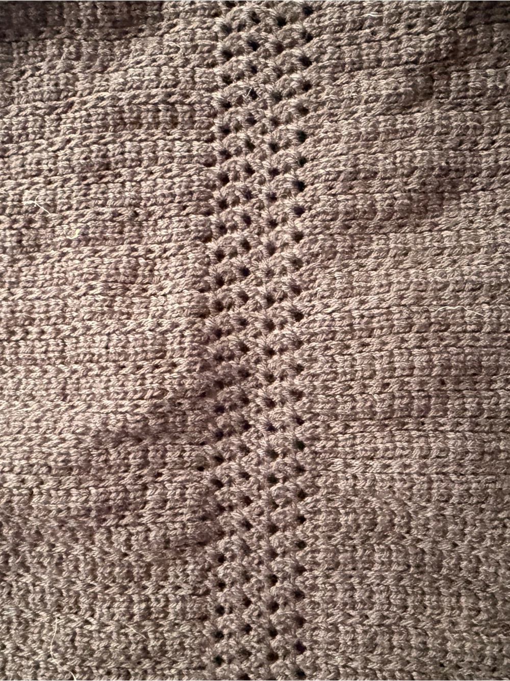 Cider Black Crocheted Knit Tank with Button Detail - Picture 5 of 5